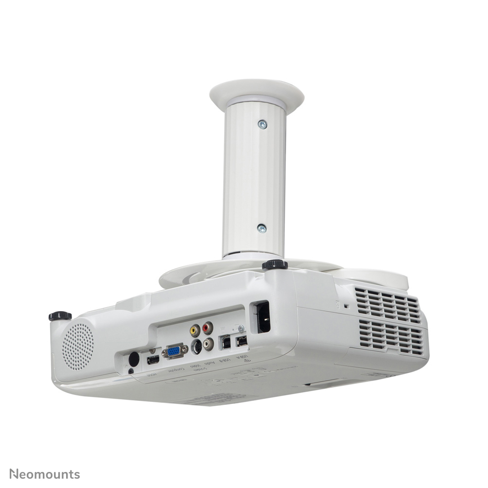 Neomounts BEAMER-C80WHITE Beamer Deckenhalterung - H 13-20 cm - volle Bewegung